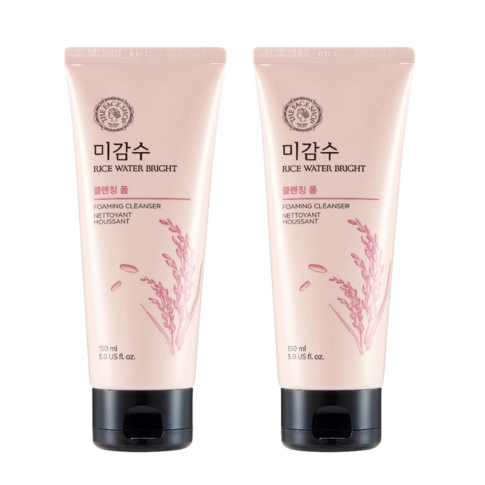 💐NEW💐 The Face Shop Rice Water
Foaming Face Cleanser Set Of 2